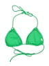 Op Solid Green Swimsuit Top Size XS (estimated) - photo 2