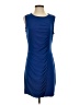MICHAEL Michael Kors Solid Blue Cocktail Dress Size S - photo 1