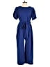 Calvin Klein Solid Blue Jumpsuit Size L (estimated) - photo 1