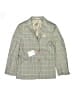 Isaac Mizrahi Plaid Green Blazer Size 14 - photo 1