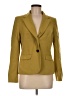 Nine West 100% Polyester Yellow Blazer Size 6 - photo 1