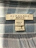 Burberry Brit Gray Blue 3/4 Sleeve Blouse Size M - photo 4