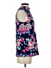 Perseption Concept Blue Sleeveless Top Size S - photo 4