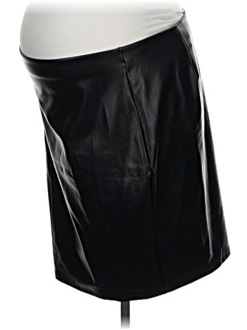 Hatch Faux Leather Skirt (view 1)