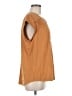Daniel Rainn Brown Short Sleeve Blouse Size M - photo 4