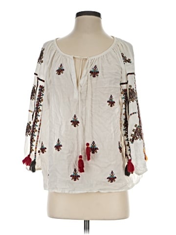 Velvet by Graham & Spencer 3/4 Sleeve Blouse (view 1)
