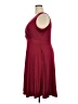 POSESHE Solid Burgundy Cocktail Dress Size 2X - photo 5