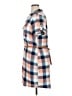 No Comment Plaid Orange Casual Dress Size 1X - photo 5