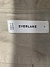 Everlane 100% Flax Solid Tan Long Sleeve Button-Down Shirt Size 2 - photo 7