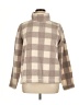 L.L.Bean 100% Polyester Checkered-gingham Tan Turtleneck Sweater Size XL - photo 1