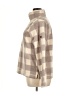 L.L.Bean 100% Polyester Checkered-gingham Tan Turtleneck Sweater Size XL - photo 5