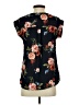 Wishful Park 100% Polyester Floral Black Short Sleeve Blouse Size S - photo 2