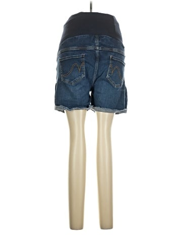 Indigo Blue Denim Shorts (view 2)