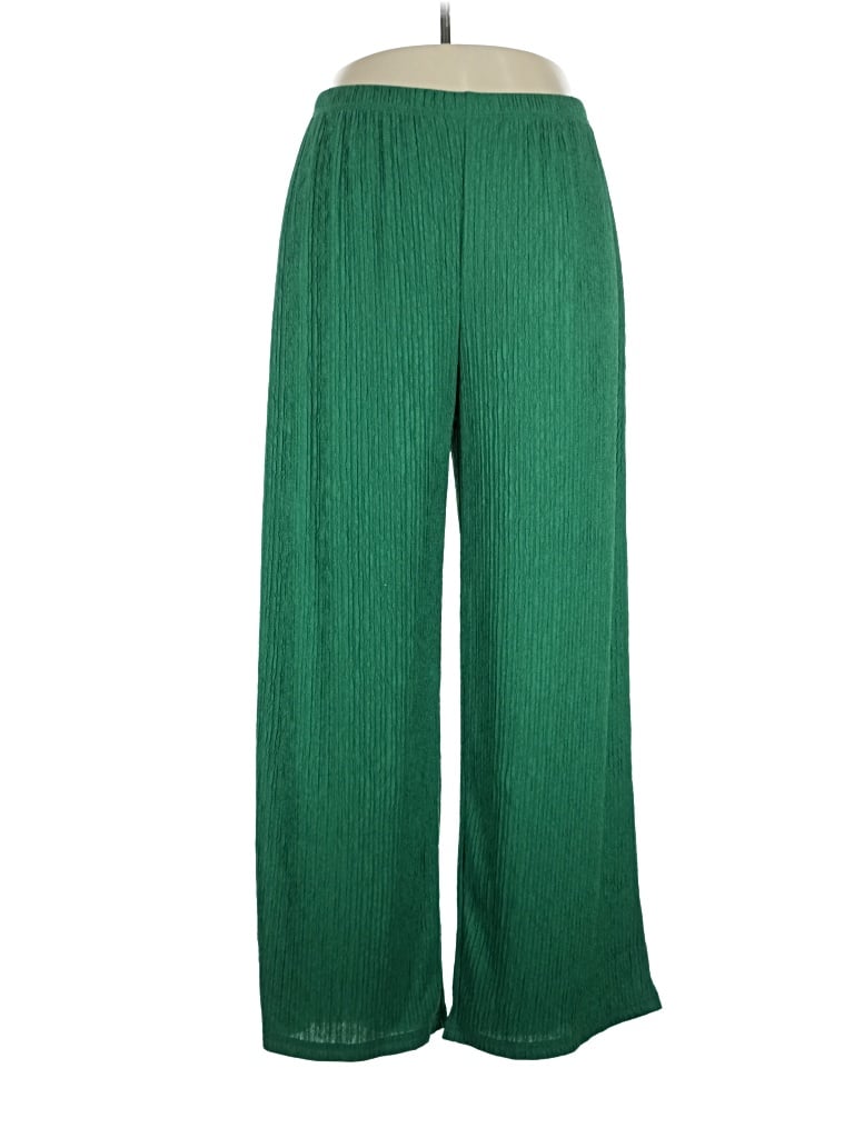 Pre-owned Shein Curve Casual Pants In Green