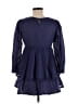 Theme 100% Cotton Blue Casual Dress Size 14 - photo 2