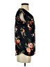 Wishful Park 100% Polyester Floral Black Short Sleeve Blouse Size S - photo 4