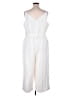 Ann Taylor LOFT Solid Ivory Jumpsuit Size 20 - photo 2