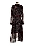 Ted Baker London 100% Polyester Paisley Black Cocktail Dress Size 4 (1) - photo 2