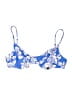 J.Crew Floral Blue Swimsuit Top Size M - photo 1