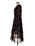 Ted Baker London 100% Polyester Paisley Black Cocktail Dress Size 4 (1) - photo 5