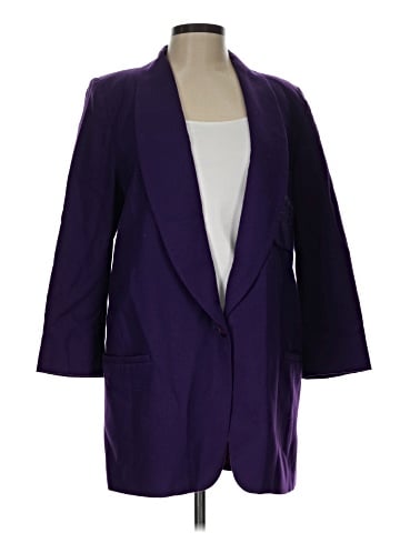 Linda Allard Ellen Tracy Wool Blazer (view 1)