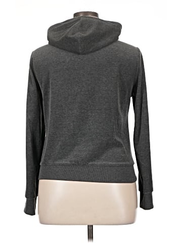 White Mark Zip Up Hoodie (view 2)