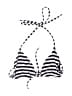Solid & Striped Stripes Black Swimsuit Top Size M - photo 1