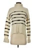 Veronica Beard Stripes Ivory Turtleneck Sweater Size S - photo 1