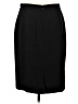 Valentino Solid Black Wool Skirt Size 12 - photo 2