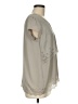 Downeast 100% Polyester Gray Short Sleeve Blouse Size M - photo 4