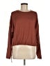 Ebb & Flow Brown Long Sleeve Top Size M - photo 1