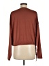 Ebb & Flow Brown Long Sleeve Top Size M - photo 2