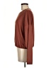 Ebb & Flow Brown Long Sleeve Top Size M - photo 5