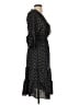 Max Studio Paisley Black Casual Dress Size S - photo 4