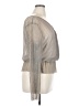 BCX 100% Polyester Silver Long Sleeve Top Size XL - photo 4