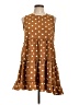 Blu Pepper Polka Dots Brown Casual Dress Size L - photo 1