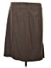 Kenneth Cole REACTION Chevron-herringbone Brown Formal Skirt Size 10 - photo 2