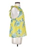 Zara Basic Yellow Sleeveless Blouse Size S - photo 4