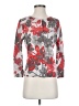 Garnet Hill 100% Wool Floral Silver Wool Pullover Sweater Size S - photo 1