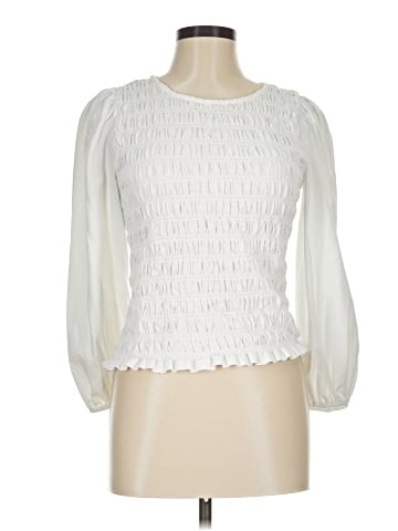 Ann Taylor LOFT 3/4 Sleeve T-Shirt (view 1)