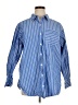 Future Collective Stripes Blue Long Sleeve Button-Down Shirt Size XL - photo 1