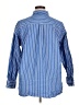 Future Collective Stripes Blue Long Sleeve Button-Down Shirt Size XL - photo 2