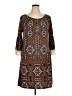 Rouge 100% Polyester Brown Casual Dress Size 1X - photo 1