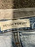 Denim Forum Blue Denim Shorts Size 28 waist - photo 6