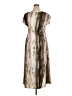 Luxely 100% Polyester Tie-dye Brown Casual Dress Size 14 - photo 1