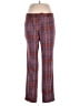 Free People Plaid Purple Casual Pants Size 6 - photo 1