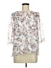 Allegra K 100% Polyester Ivory 3/4 Sleeve Blouse Size M - photo 1