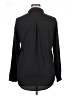 Lavand. 100% Polyester Black Long Sleeve Blouse Size XL - photo 2
