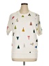 Lularoe Print Ivory Short Sleeve T-Shirt Size XL - photo 1