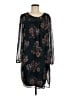 Maurices 100% Polyester Paisley Black Casual Dress Size M - photo 1